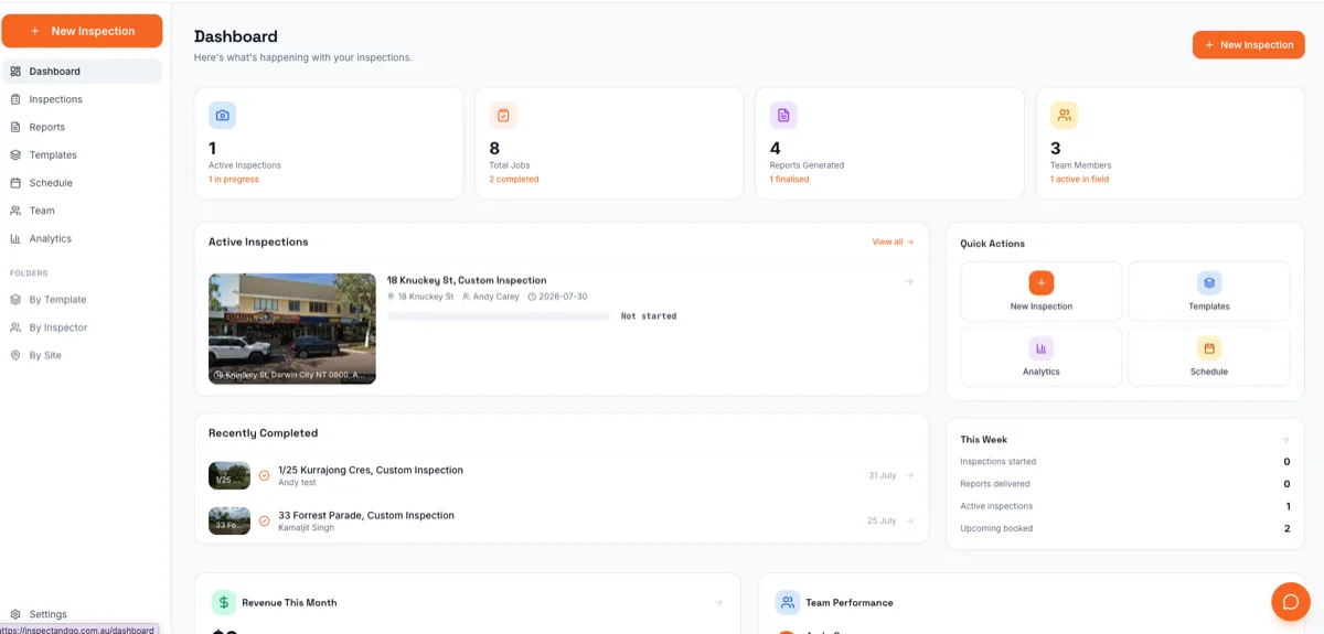 The InspectAndGo interface